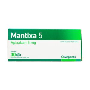 Mantixa Apixaban 5 Mg X 30 Comprimidos