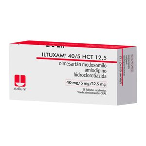 Iltuxam Hct Olmesartan/amlodipino/hidroclorotiazida 40/5/12.5 Mg X 28 Tabl
