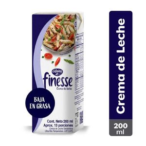 Crema De Leche Alpina Finesse Caja X 200 Ml