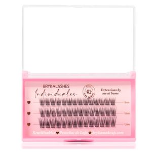 Extenciones De Pestanas Classic 3 Tamanos (14x8mm)+(14x10mm)+(14x12mm)